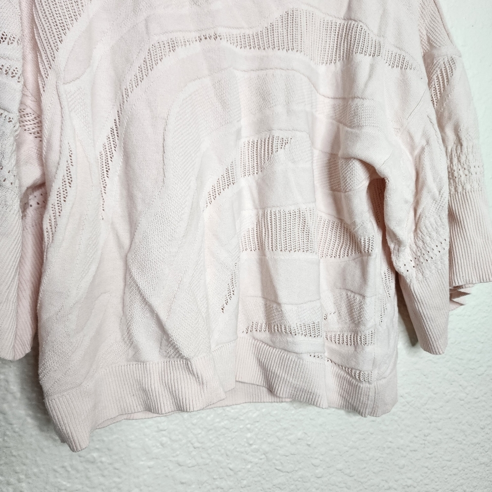 CAbi Shy Pullover Boxy Sweater #5631 Light Pink Women's Size Medium - Picture 5 of 6